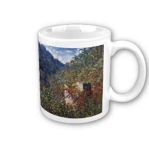  The Valley Sasso, Bordighera By Claude Monet Coffee Cup 
