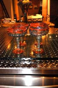 Set of 4 setNew Mexican Themed Glass Margarita Glasses  