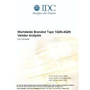   Branded Tape 1Q09 4Q09 Vendor Analysis [ PDF] [Digital