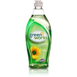 Clorox Green Works Natural Dishwashing Liquid, Original, 22 oz (Pack 