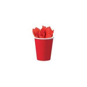    Red Theme Party 9 oz Disposable Paper Cups