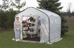Portable Greenhouse FlowerHouse FarmHouse 9 ft square  