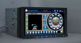 HD 2din car Indash GPS navigation+map,IPOD,DVB T,RDS  