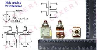 Military Russian PUSH BUTTON Switch DTDT On On Lot of 6  