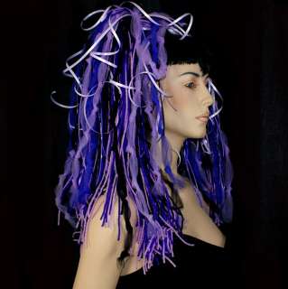 These vibrant Purple hair falls are a great way to make a big 