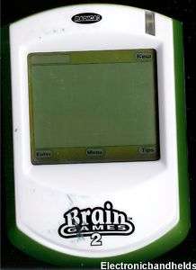 BRAIN GAMES 2 electronic handheld game by Radica. Fully tested and in 