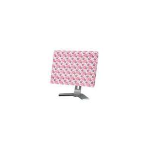  22 LCD Flowers Dust Cover (Pink) for Hp computer 