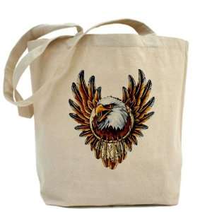  Tote Bag Bald Eagle with Feathers Dreamcatcher Everything 