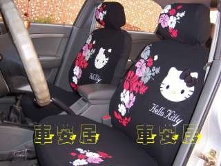 Hello Kitty Red Flowers Car Seat Cover 10 pcs  