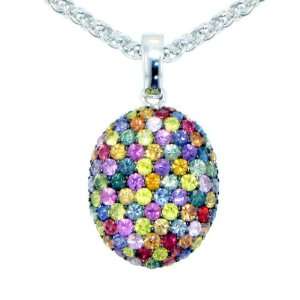 Effy Jewelers Balissima® Multi Sapphire Pendant in Sterling Silver 4 
