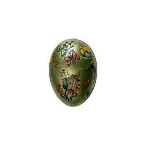   Golden Bird House Easter Egg Container ~ Germany