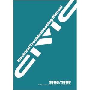  1988 1989 HONDA CIVIC Electrical Trouble Service Manual 