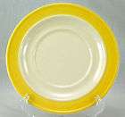Homer Laughlin HLC1003 Saucer Only 6.125 Yellow Rim Re