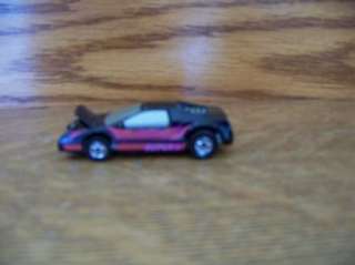 HOT WHEELS 1983 vintage die cast metal SuperX black toy race car HTF 