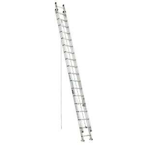   300 Pound Duty Rating Aluminum Flat D Rung Extension Ladder, 36 Foot