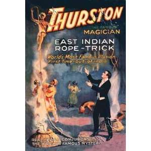  East Indian Rope Trick Thurston the Famous Magician by 