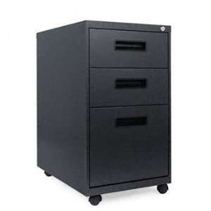  Three Drawer Mobile Pedestal File, 15 7/8w x 23 1/4d x 28 