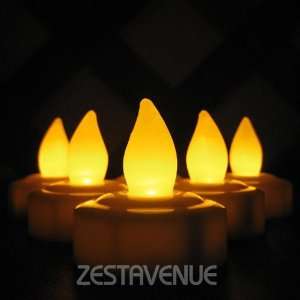  LED 1.5 Amber Flameless Tealight Candles Set of 600