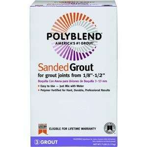   Building Prod. PBG117 4 Polyblend Sanded Tile Grout