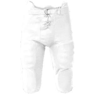  Badger Integrated Youth Football Pants WHITE YS Sports 