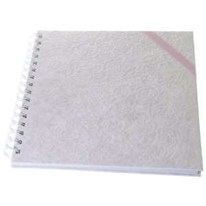   Memorial Stationery Original Pink Funeral Guest Book