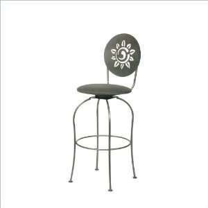  Unfinished Wood Seat Trica Orbit 30 High Swivel Bar Stool 