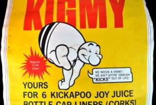 Original Kickapoo Joy Juice Poster Vintage KIGMY  
