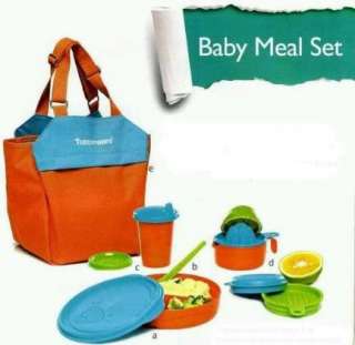   11 Pcs Tupperware Baby Meal Set + Bag Bowl, Juicer, Tumbler  