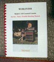 Wurlitzer Model C 110 Cassette Jukebox Manual  