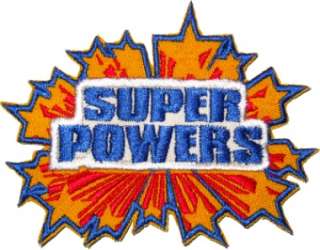 Super Powers Logo Embroidered Patch Justice League JLA  