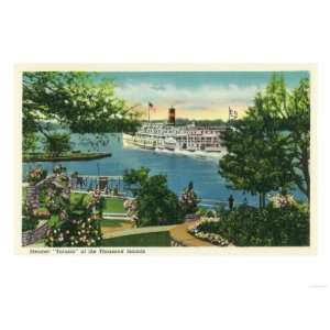   View of Toronto Steamer Premium Poster Print, 12x16