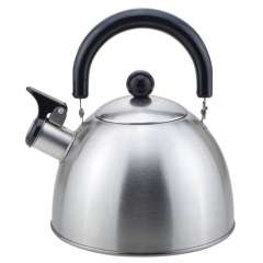 Tea Kettle Whistling Staineless Steel and Black  