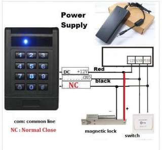 Card keyless Door access control System #4 RFID login RF card Keyfob 