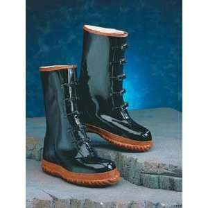  Five Buckle Arctic Rubber Boots, 14“ high, Size 9 