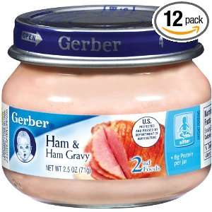 Gerber 2nd Foods Meats, Ham & Ham Gravy Grocery & Gourmet Food