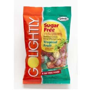 GOLIGHTLYs Tropical Fruit Candy Sugar Free, Reduced Calorie, Fat Free 