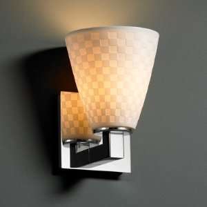  Modular Wall Sconce with Translucent Shade Shade Option Hour Glass 