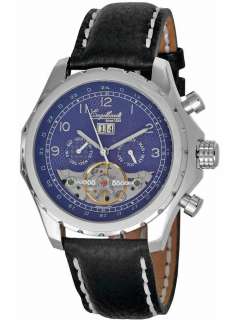Engelhardt, Ø51mm, large German calendar automatic watch, blue dial 
