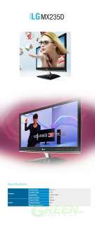 2011 NEW★★ LG MX235D 23inch LED 3D Full HD TV MONITOR  