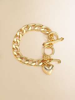 Juicy Couture   Girls Starter Charm Bracelet/Gold    