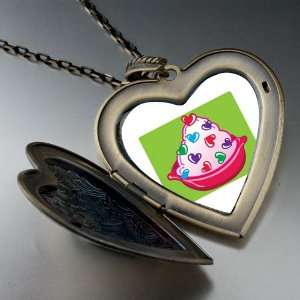  Sweet Heart Halloween Candy Large Pendant Necklace 