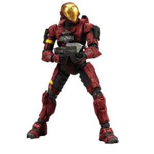    Halo 3 Series 1   Spartan Soldier EVA Armor (Red) Toys & Games