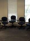 HERMAN MILLER EQUA TASK CHAIRS PNEUMATIC LIFT BLUE AS IS FABRIC $ 