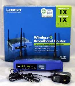 Linksys WRT54G v8.2 Wireless G Broadband Router WIFI 2.4GHz 