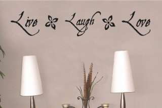 Live Laugh Love Vinyl Wall Lettering Word Sticky Art  
