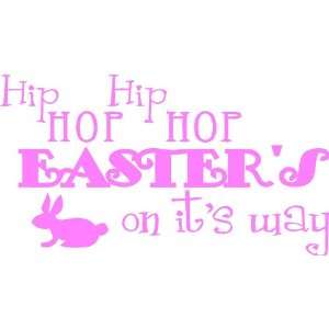 Vinyl Wall Decal   Easter , Hip Hip Hop   selected color Black 