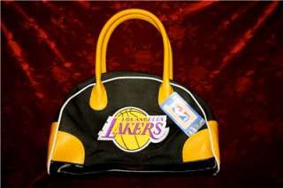 LA Lakers Handbag Lakers Bowling Purse Official NBAgear  