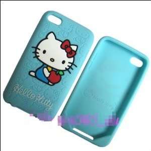  Hello Kitty Silicone Case Blue for iPod Touch 4th 