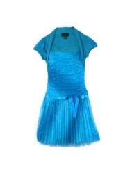 IZ Amy Byer Mock Layer Ombre Glitter Dress   Girls 7 16