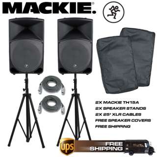 MACKIE THUMP TH15A TH 15A 15 POWERED SPEAKER PACKAGE 663961028881 